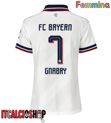Bayern Munich Serge Gnabry #7 Seconda Maglia Femmina 2026-27 Manica Corta